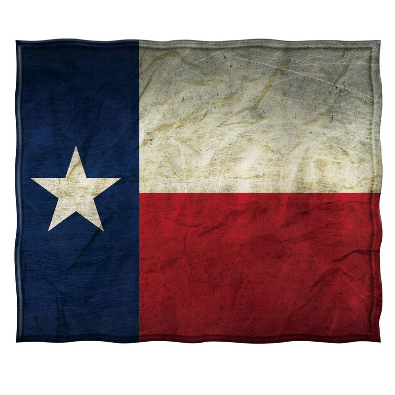 Levens Texas Flag Throw Blanket Gifts for Women Men Girls Boys 50"x60", Retro Texas Flag Decor for Couch Bed Sofa Travelling, Birthday Soft Cozy Lightweight Blankets for Kids Adults - Image 2